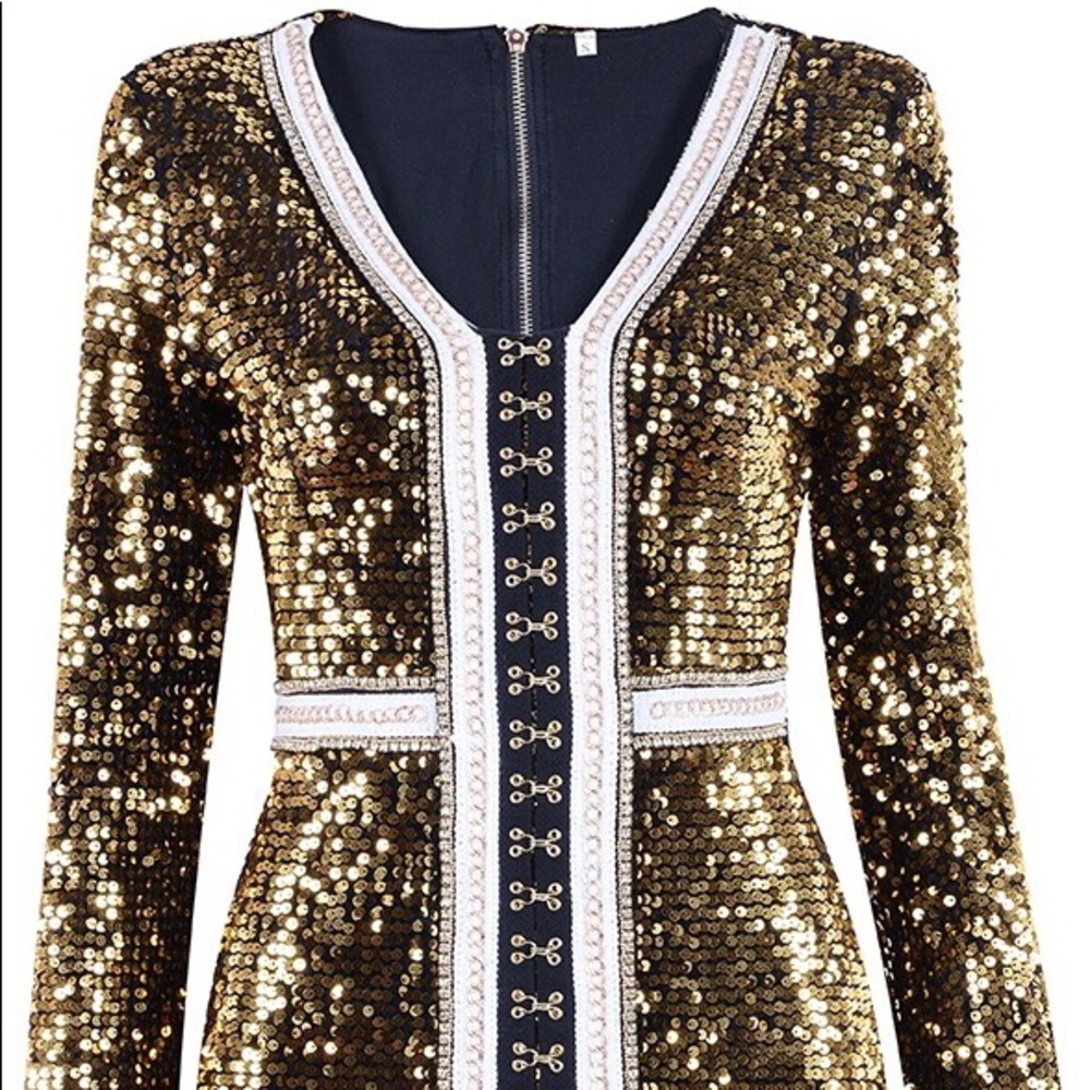 Plus sized Fully Sequin dress